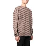 Свитер bb allover crewneck knit sweater 'beige' Balenciaga, бежевый - фото 4