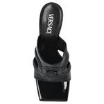 VERSACE Сланцы Slide 8,5 см женские black - фото 6