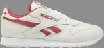 Кроссовки classic leather 'chalk mars red' Reebok, белый - фото 2