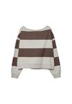 Толстовка Stradivarius Sweatshirt, Mottled Brown - фото 6