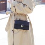 Женская сумка через плечо Gucci с узором, черный - фото 14