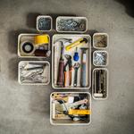 NOJIG НОЙИГ Органайзер, пластик/бежевый, 10x10x5 см IKEA - фото 6