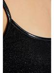 Мини-платье с люрексом Oséree, черный - фото 5