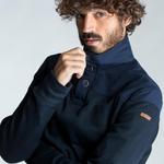 Кофта парусная мужская 300 черно-синяя TRIBORD, черный синий - фото 10