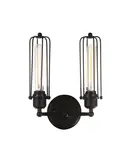 Настенный светильник Benji 2 light Cwi Lighting, black - фото