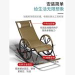 Fantasy Кресло-качалка из ротанга для взрослых, модель basic armrest с двойным слоем brown, basic handrail style - фото 5