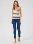 Топ Morita в полоску KAFFE, Cream/Multi - фото 3