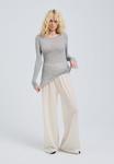 Топ Seamless Basic ELVIRA, Grey Melange/Grey - фото 2
