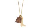 Кулоны Kelly Brass Unisex HERMES, коричневый - фото 2