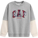 Детский свитшот GAP, светло-серый - фото