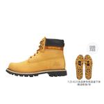 Ботинки унисекс желтые Cat - фото