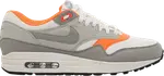 Кроссовки Nike Air Max 1 'Grey Total Orange', белый - фото 2