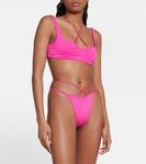 Бикини Cross Coulisse Off-White, Red White - фото 2