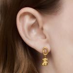 Серьги Tous Hold Oval Small 10 mm, золото - фото 6