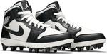 Кроссовки Jordan 1 Mid TD Cleat Black White, черный - фото 8