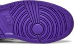 Кроссовки Air Jordan 1 Mid Dark Iris, фиолетовый - фото 5