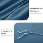 Комплект постельного белья RUIKASI, 3 предмета, 200х220/80x80, синий деним - фото 6