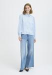 Блуза ICHI Button-down blouse, Forever Blue/Blue - фото 2