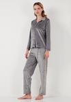 Пижама SET LELA, серый - фото 2