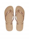 Шлепки Havaianas, золотой - фото