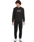Толстовка Armani Exchange Monochromatic Rectangle A|x Logo Sweatshirt, черный - фото 5