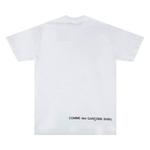 Футболка Supreme x Comme des Garçons Shirt Split Box Logo, белый - фото 3