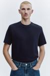Футболка H&M Regular Fit, темно-синий - фото 3