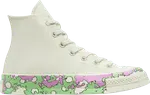 Кроссовки Converse Wmns Chuck 70 High Crafted Florals, кремовый - фото