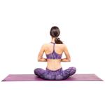 Леггинсы для йоги YOGISTAR Devi - Ikat фиолетовый, фиолетовый - фото 4