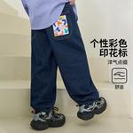 Детские джинсы Disney, синий - фото 6