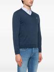 Gant свитер с V-образным вырезом, синий - фото 3