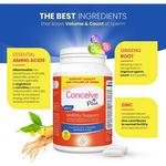 Conceive Plus Motility Supplement для мужчин Витамин E Цинк Женьшень CoQ10 60 капсул Conceive + Plus - фото 3
