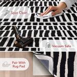 nuLOOM ковер 183 x 275 см Lemuel ручной тафтинговой работы, Black - фото 3