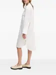 Платье-рубашка с карманами Barbour, белый - фото 3