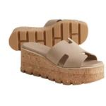 HERMES Сланцы Eze Slide 6,5 см женские brown - фото 5