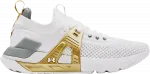 Кроссовки Under Armour Wmns Project Rock 4 White Metallic Gold, белый - фото
