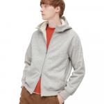 Толстовка на молнии Uniqlo Heattech, 03 серый - фото 3