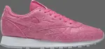 Кроссовки eames office x classic leather 'fiberglass pack - astro pink' Reebok, розовый - фото 2