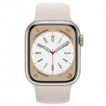 Умные часы Apple Watch Series 8 (GPS), 41 мм, Starlight Aluminum Case/Starlight Sport Band - R - фото 3