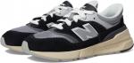 Кроссовки New Balance Kids 997R, Black/Silver Metallic - фото