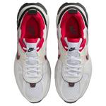 Кроссовки Nike V2K Run Metallic White University Red, красный - фото 4