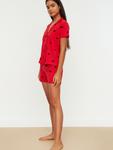 Короткий пижамный комплект Trendyol, Red - фото 9