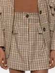 Юбка в клетку Dixie, коричневый - фото 5