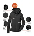 Куртка софтшелл Killtec "женская куртка софтшелл", черный - фото 10