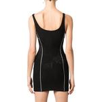 Женское черное платье-комбинация DIESEL - фото 3