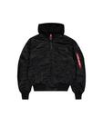 Демисезонная куртка ALPHA INDUSTRIES MA-1 ZH, Black - фото