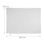 Пуховое одеяло Relaxdays, белый - фото 3