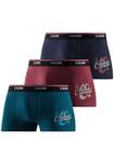 Трусы s.Oliver Boxer shorts, цвет navy/burgundy - фото