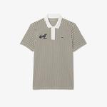 Поло Lacoste, зеленый - фото 3