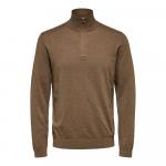 Кардиган Selected Berg, коричневый - фото 3